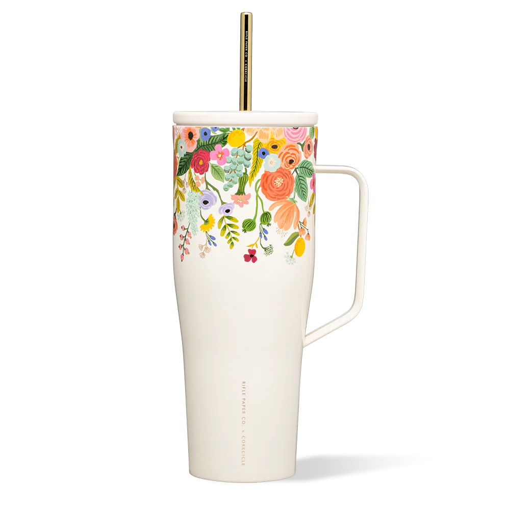 Cold Cup XL - 30oz Rifle Paper | Garden Party Cream
