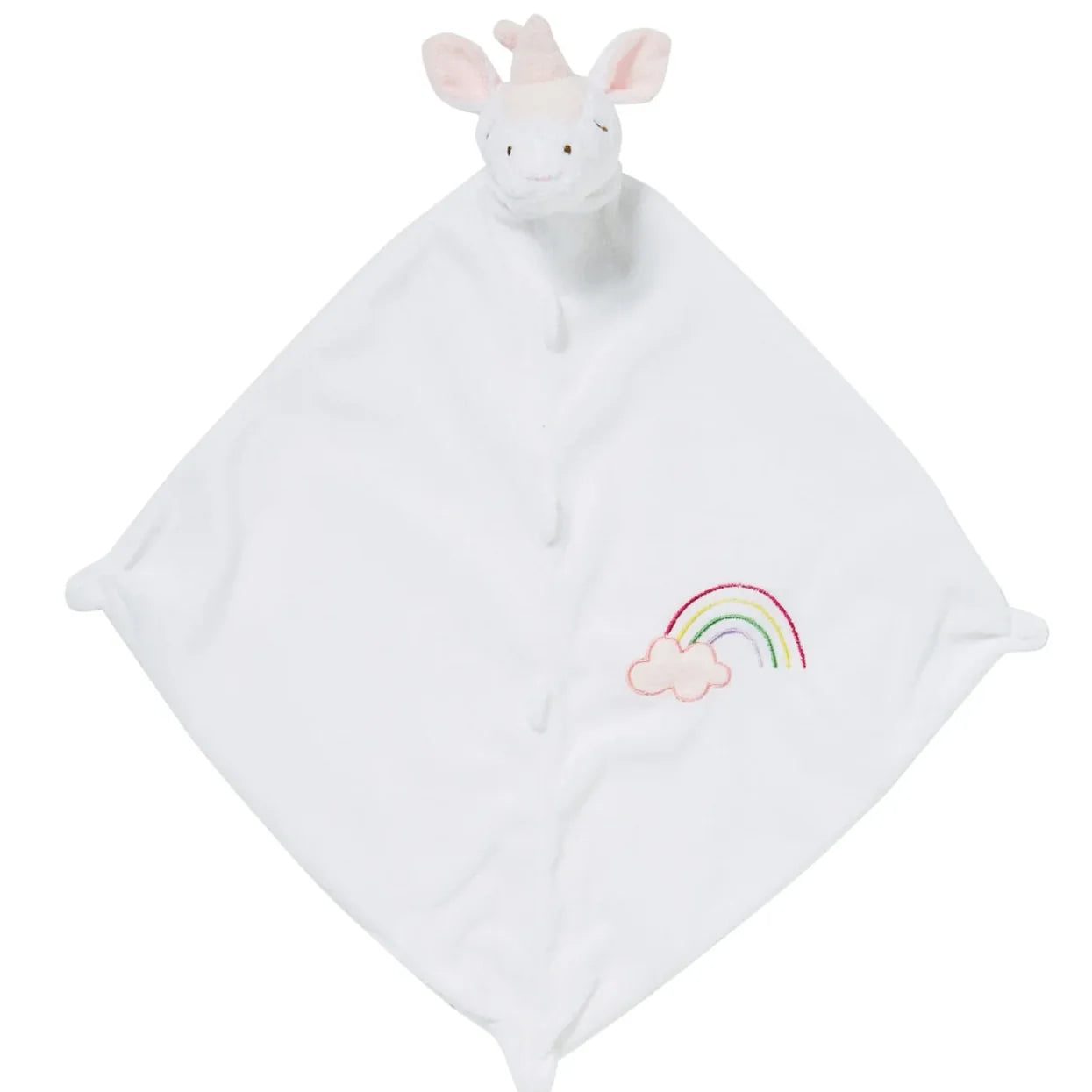 White Unicorn Lovie Blankie