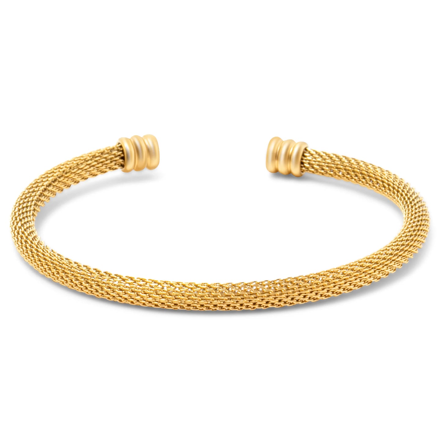 Gold Sinclair Mesh Cuff