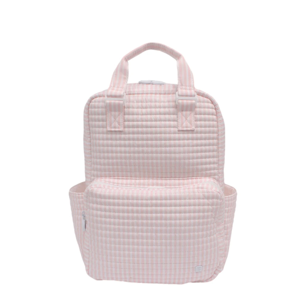 TRVL Quilted Pink Stripe Bag