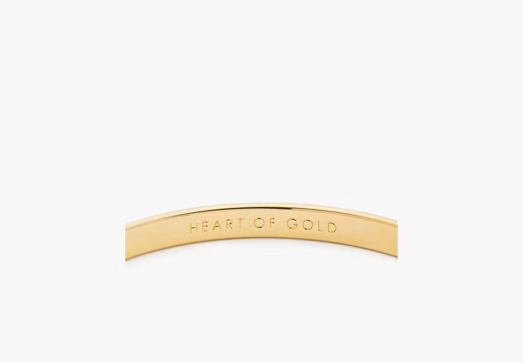 Idiom Bangle - Heart of Gold