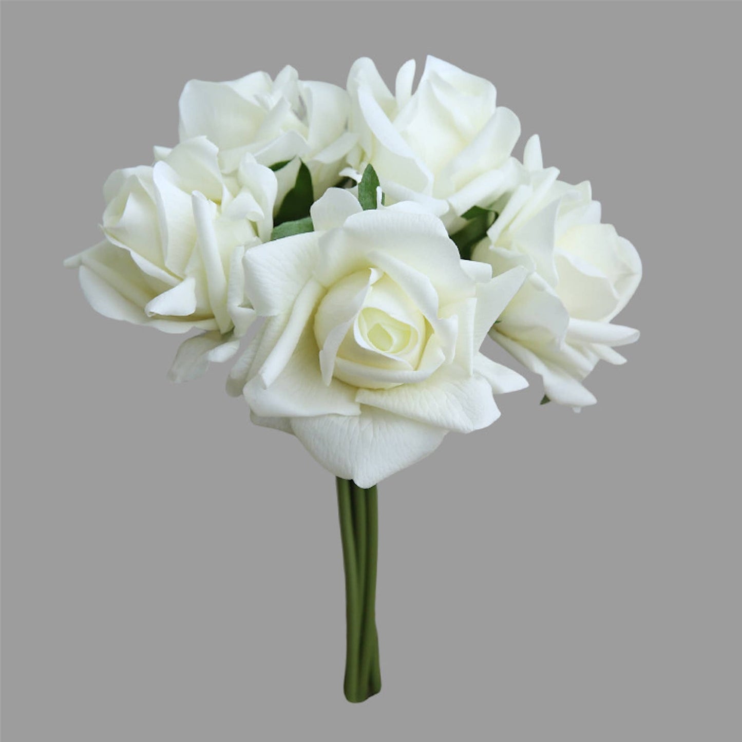 Real Touch Pack of 5 Large bloom Rose