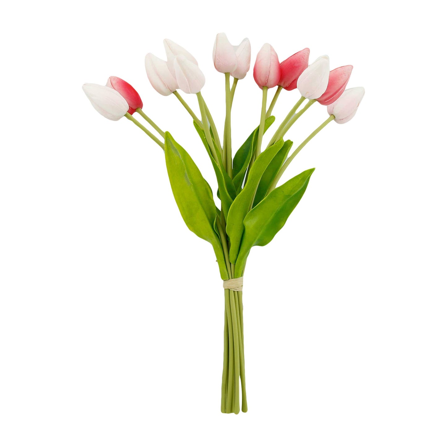18"One Dozen-Long stem Real Touch Tulip Bud bouquet