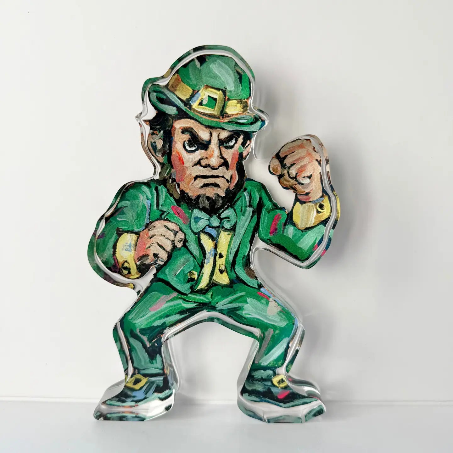 Leprechaun Acrylic Block