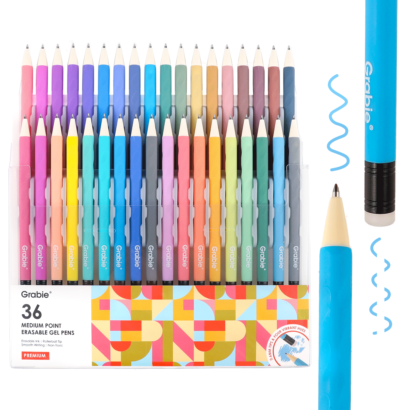Medium Point Erasable Gel Pen Set