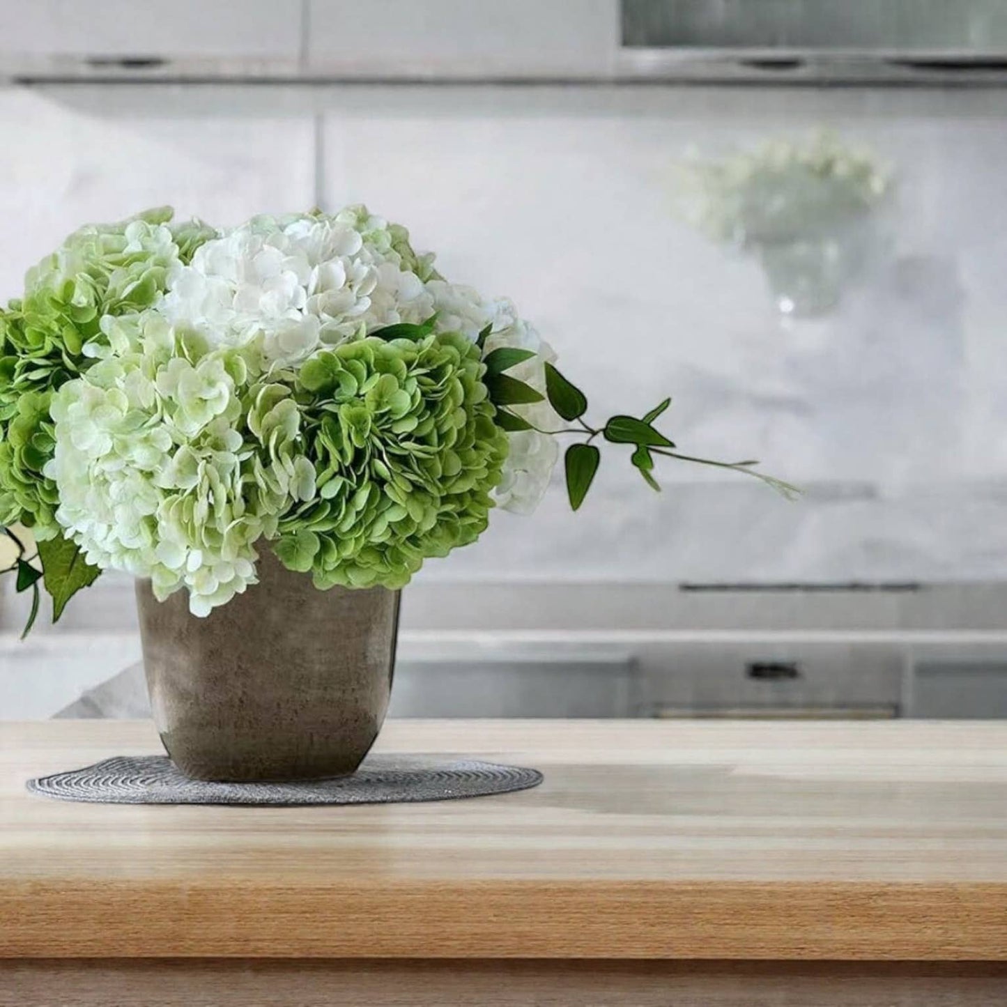 12.5"Real Touch lifelike Hydrangea-6”bloom