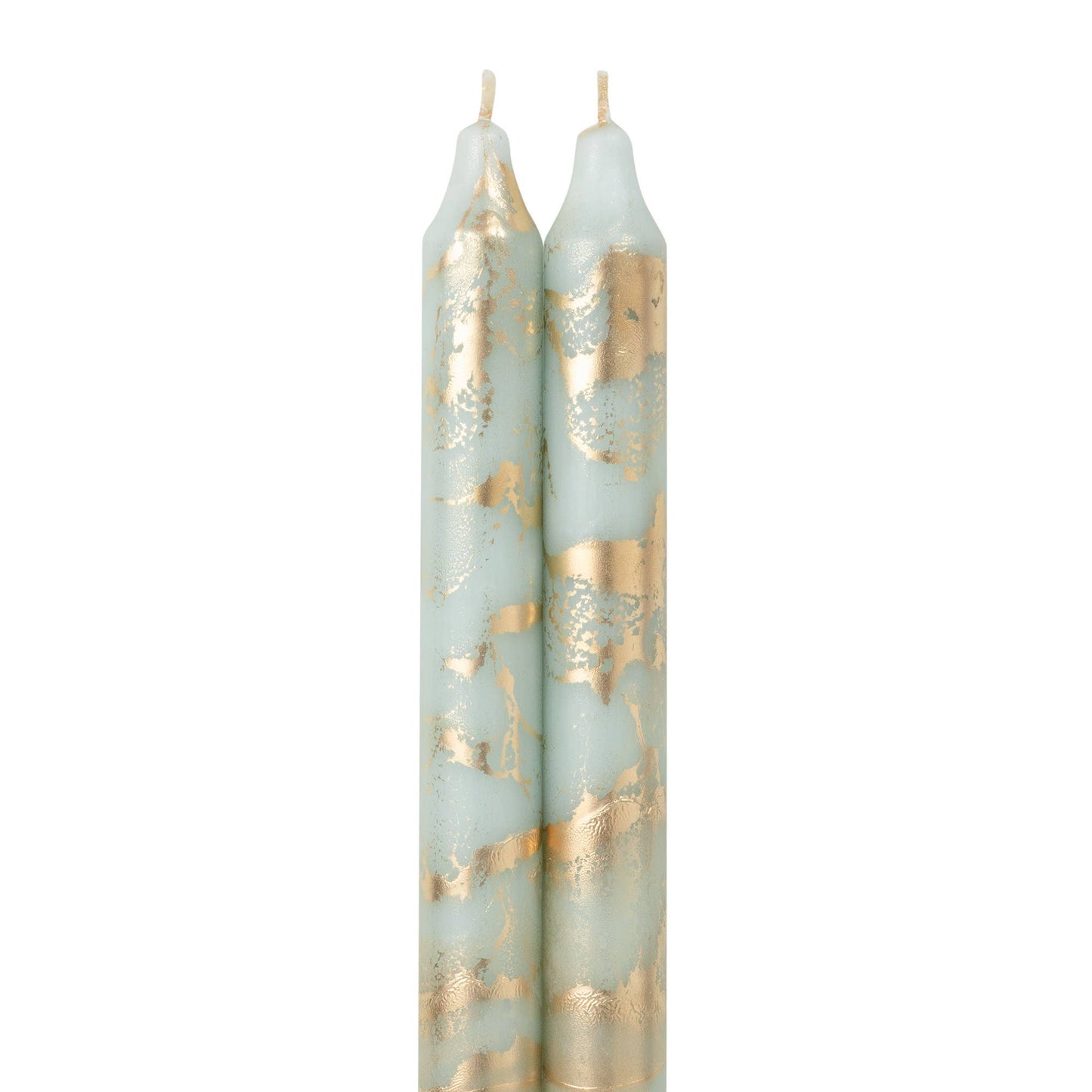 12" Decorative Taper 2pk with Gold
