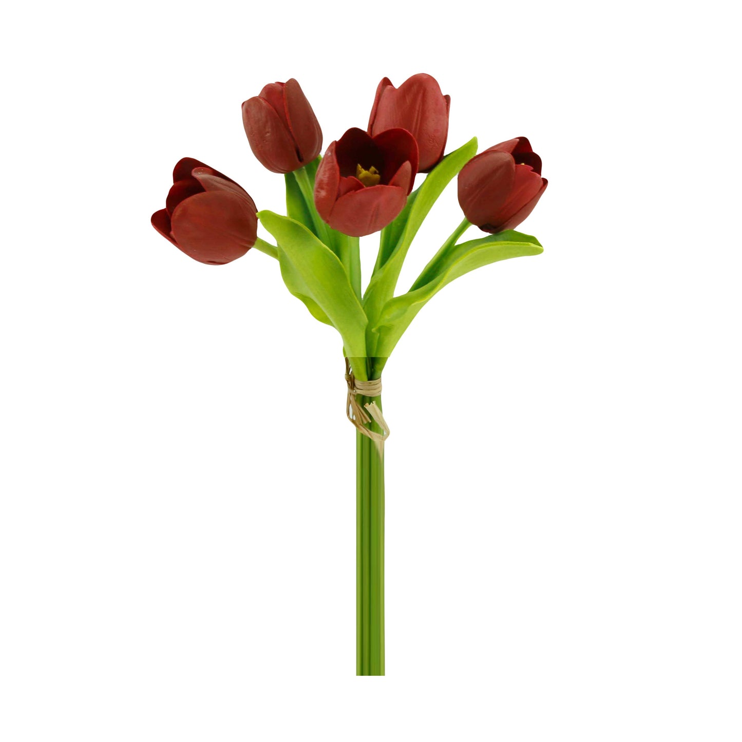 Pack of 5-stems Real Touch medium open tulip