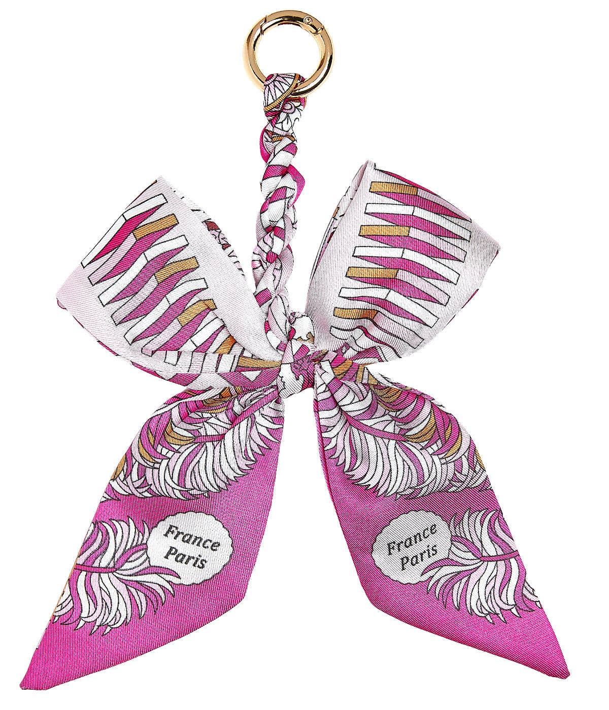 Megan Scarf Keychain Bag Charm