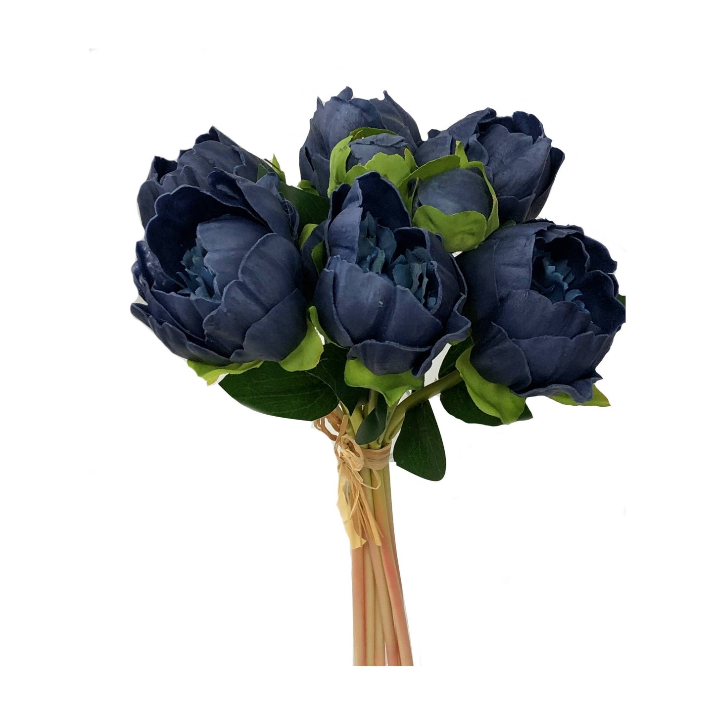 10.5" Real touch artificial Peony bundle-8 Flowers and buds