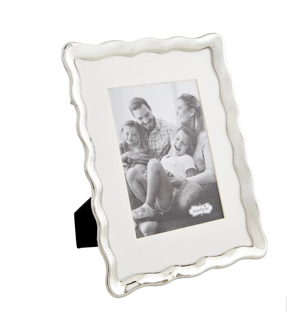4x6 Rectangle Wavy Metal Frame