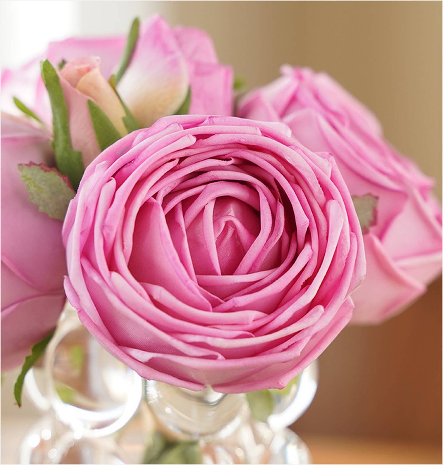 6 Stem Real Touch Rose Bouquet
