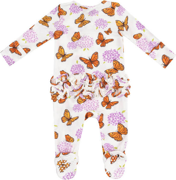 Butterfly Ruffle Footie