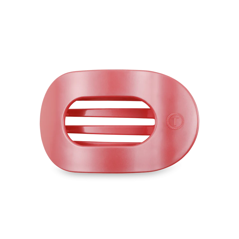Calming Coral Round Flat Clip