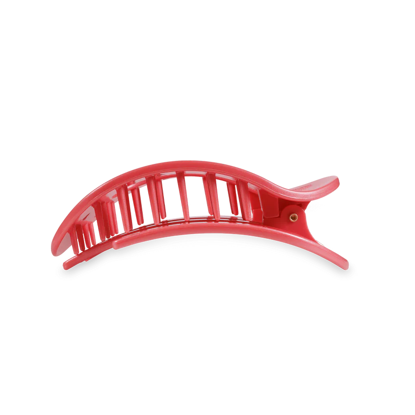 Calming Coral Round Flat Clip
