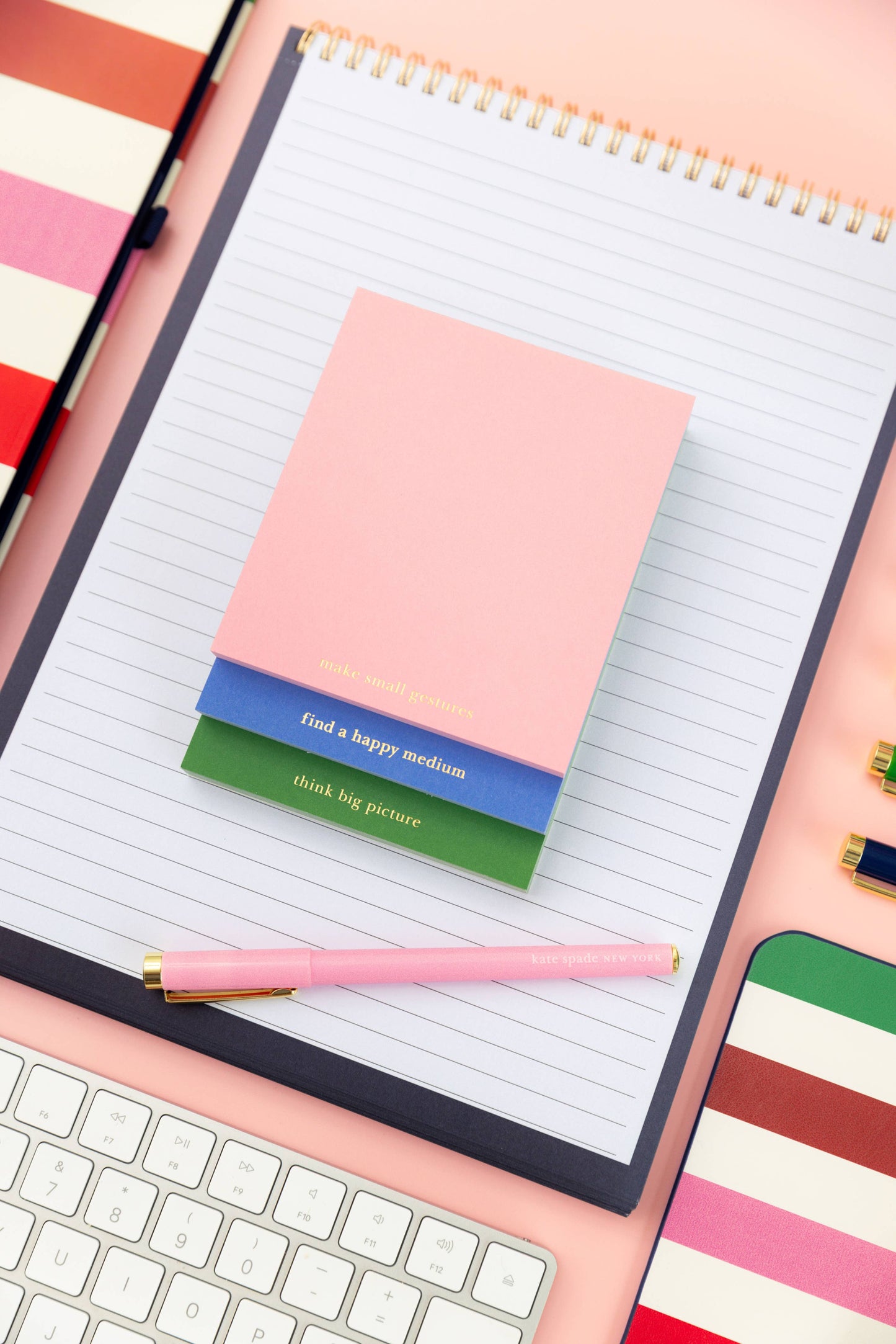 Stacked Notepad, Adventure Stripe