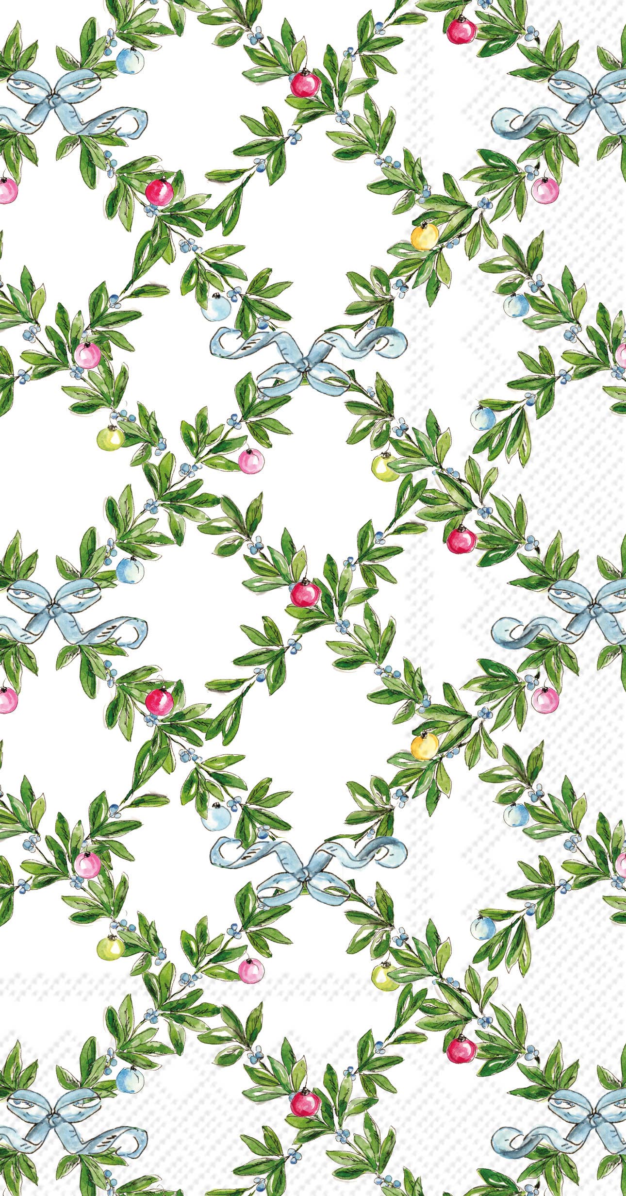 Paper Guest Towels 20ct Boxwood Ornaments Christmas