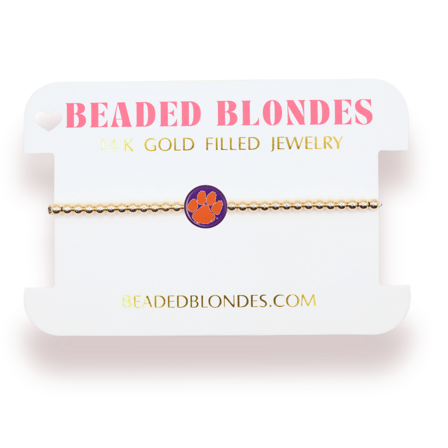 Clemson/Tigers Logo Bracelet