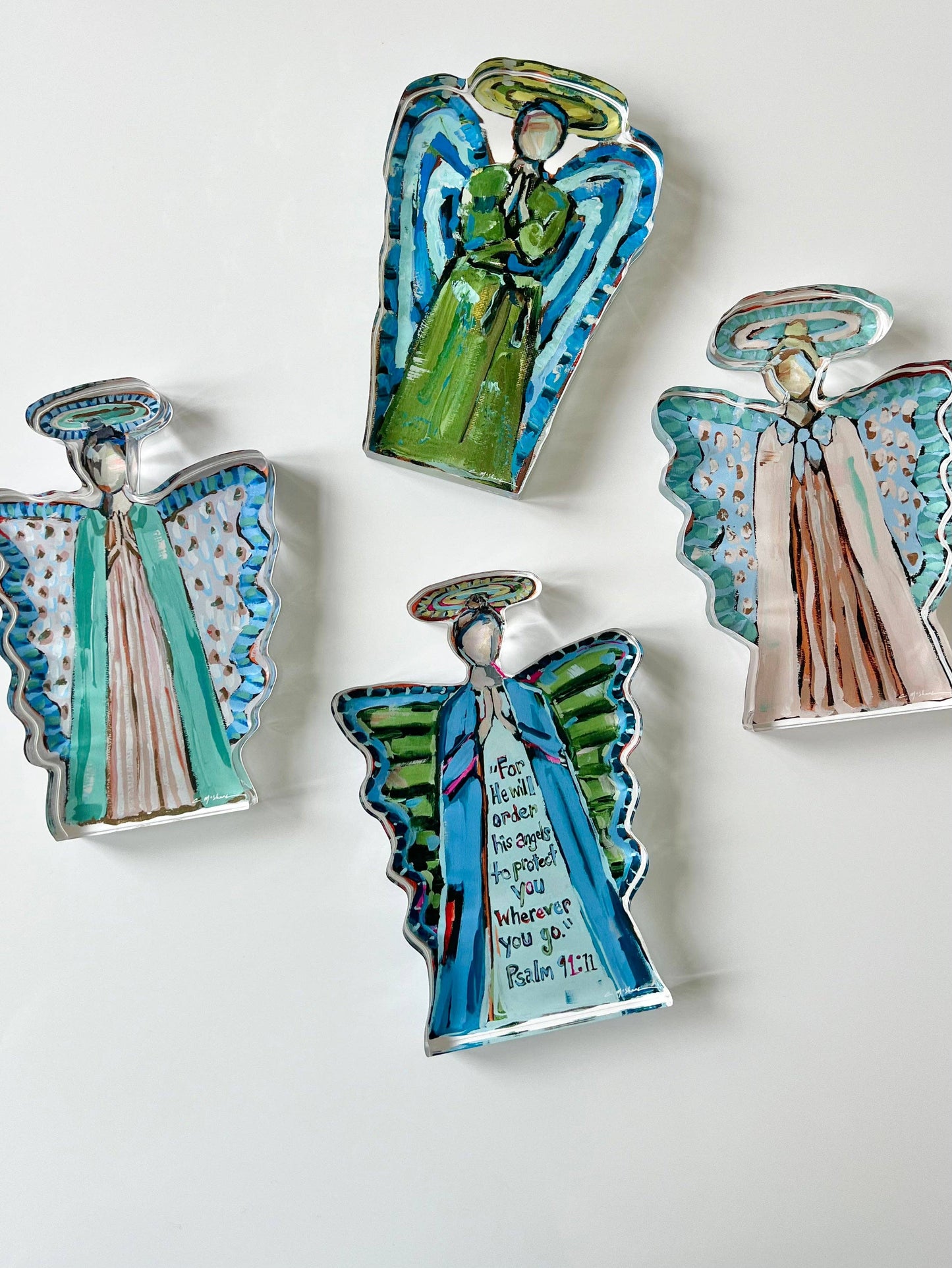 "To Protect You Angel" Acrylic Shelfie