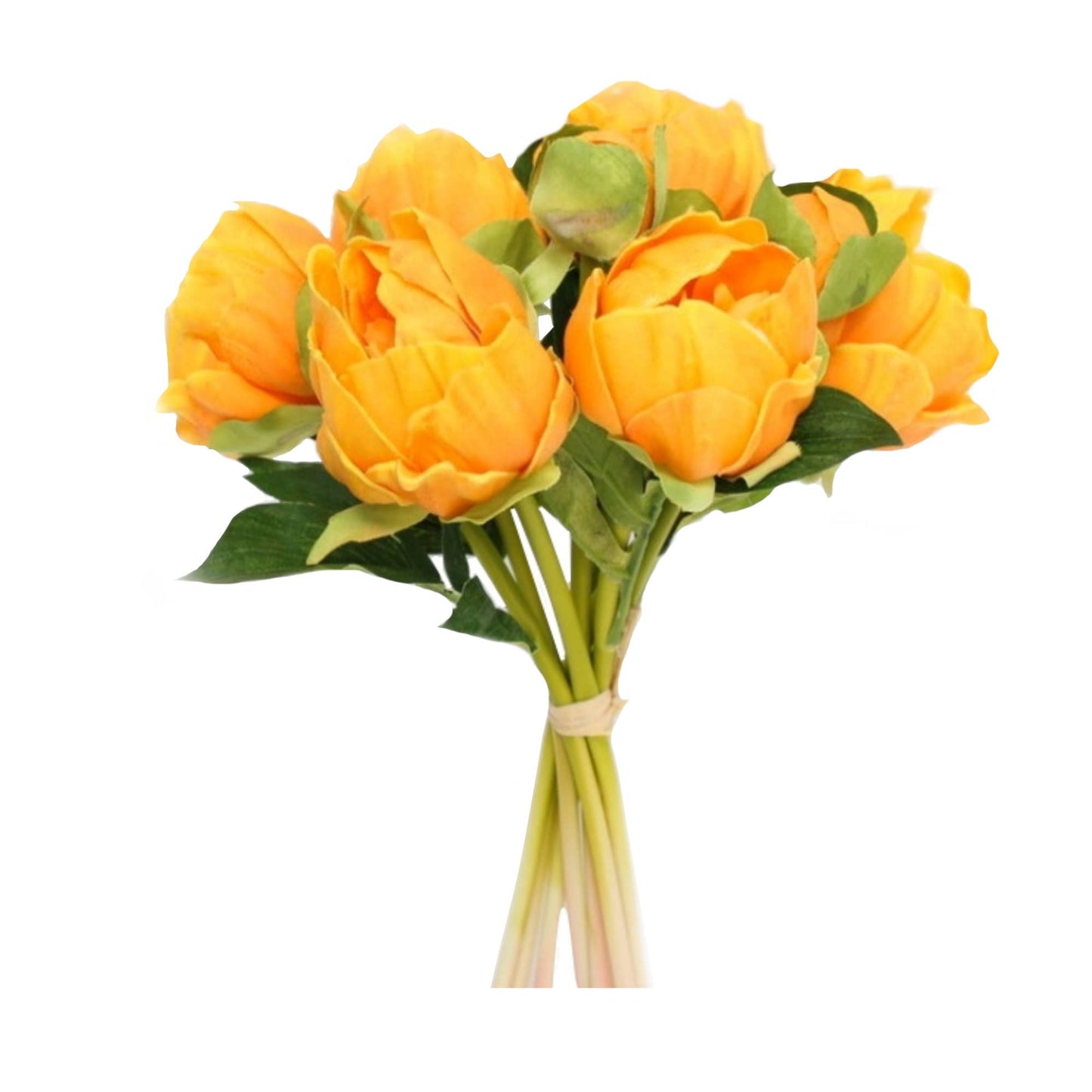 10.5" Real touch artificial Peony bundle-8 Flowers and buds