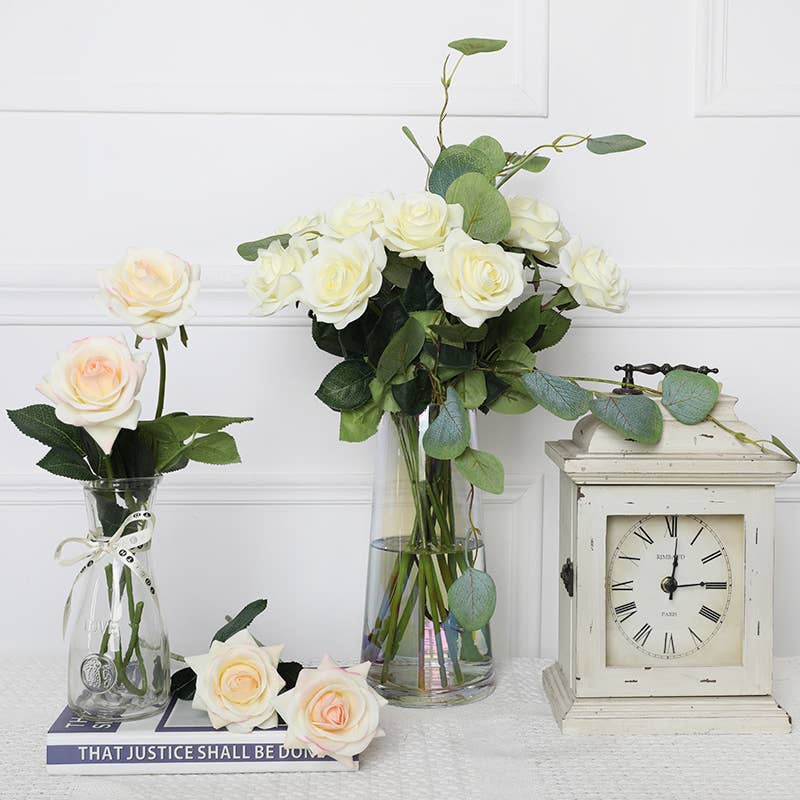 17"Medium bloom rose stem-Moisturized Coating Fresh-Cut Fee
