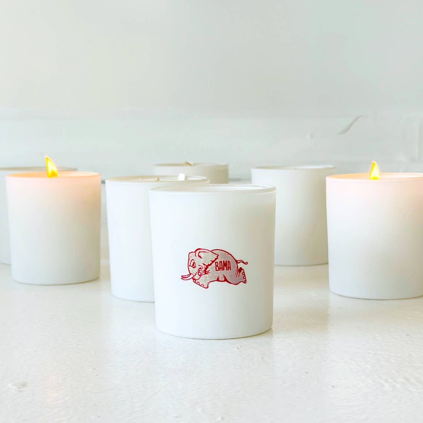 Collegiate Illustrated Glass 10 oz Soy Candle