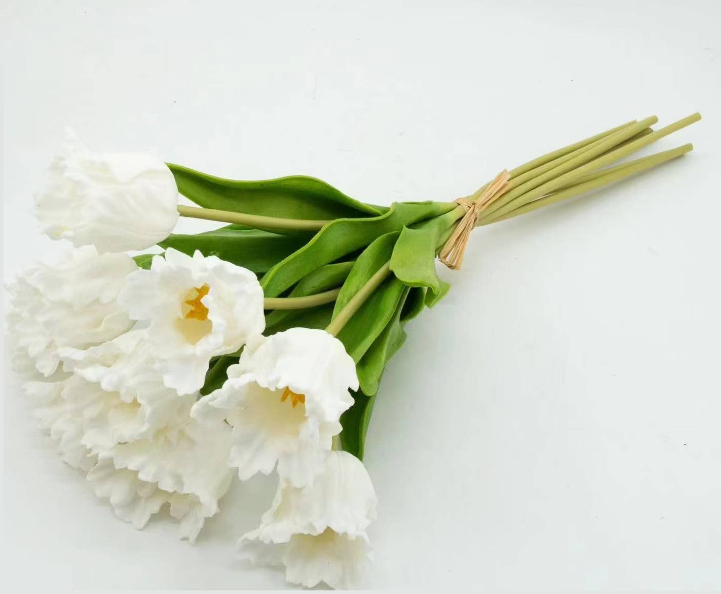 14" Dozen Elegant Colorful Real Touch Parrot Mini Tulip