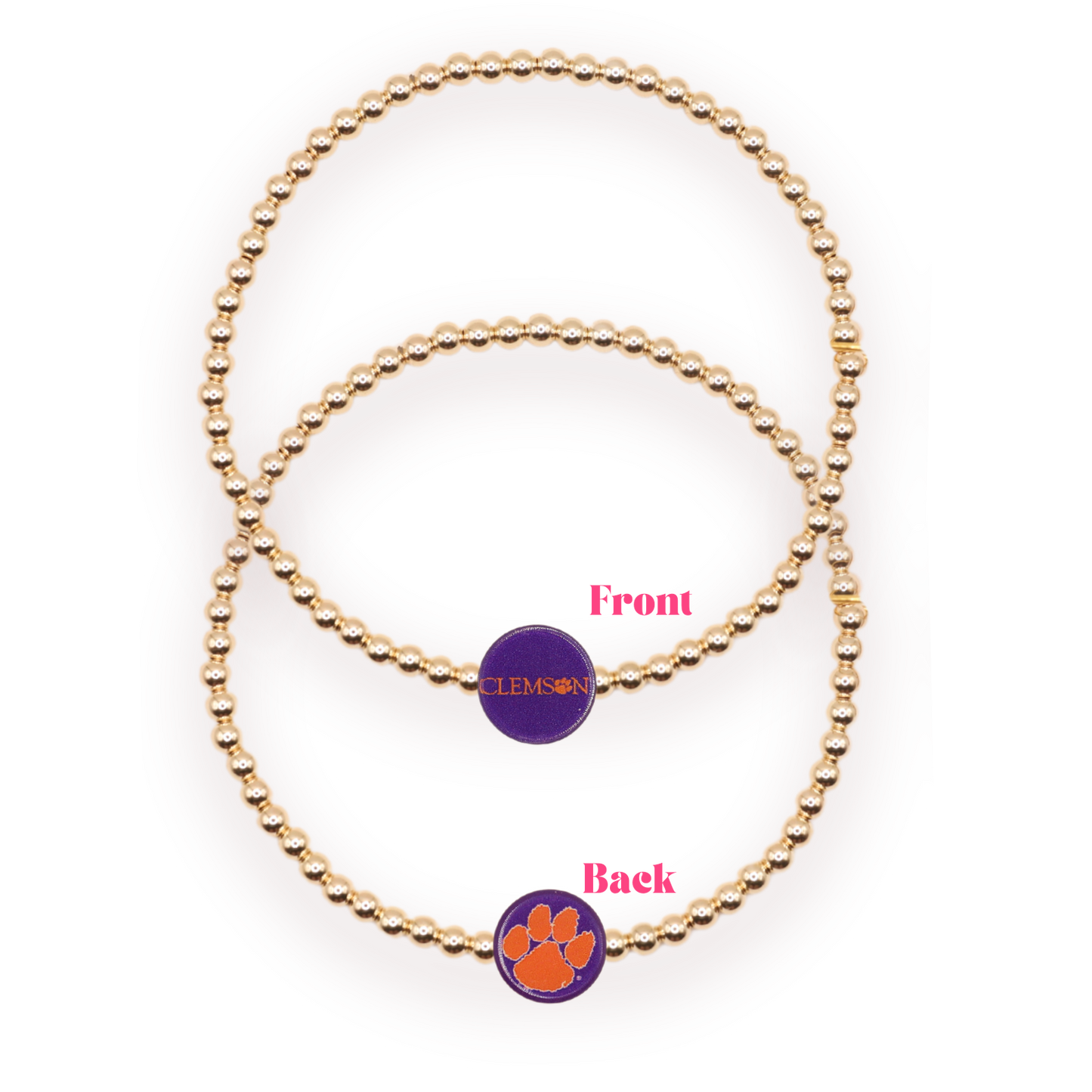 Clemson/Tigers Logo Bracelet