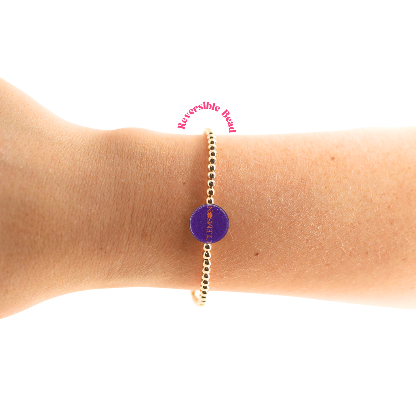 Clemson/Tigers Logo Bracelet