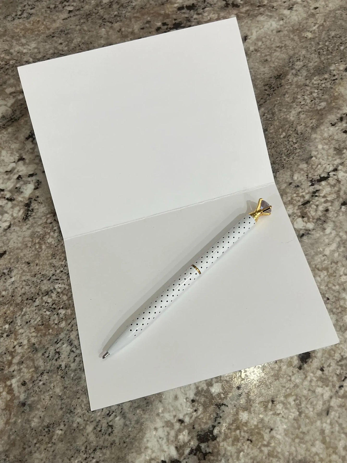 Gold Foil Pastel Cross Folded Notes