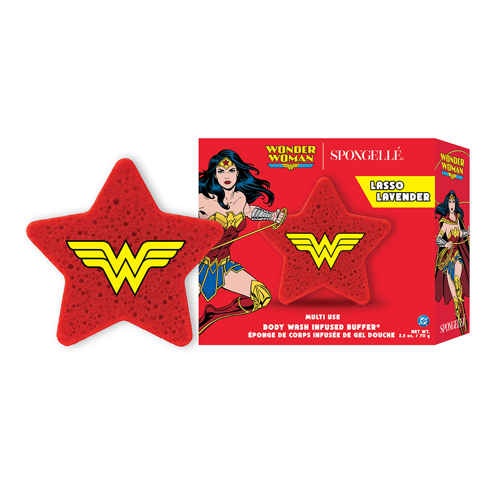 Wonder Woman Lasso Lavender DC Body Wash Infused Buffer