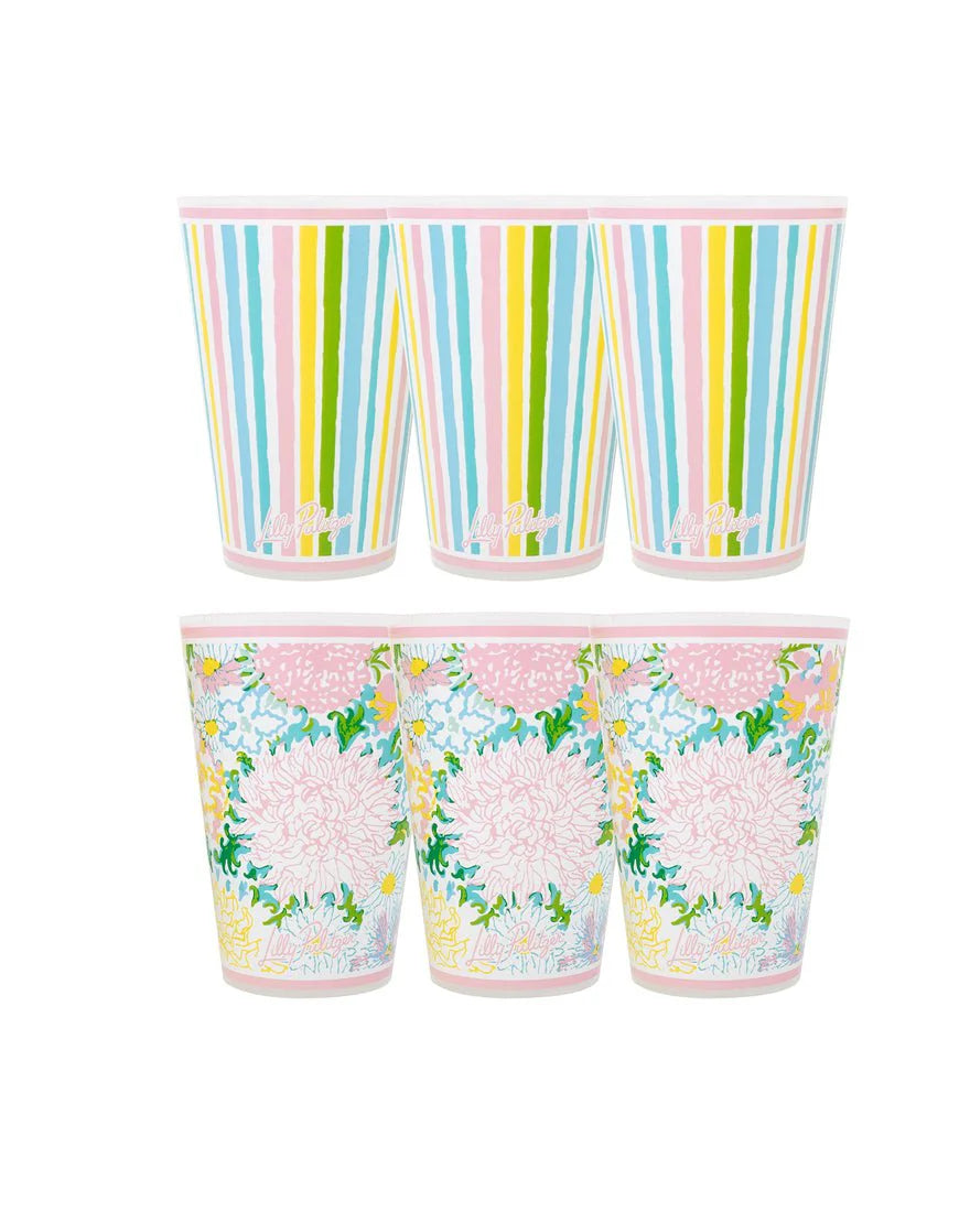 Lilly Garden Home Pool Cup Set