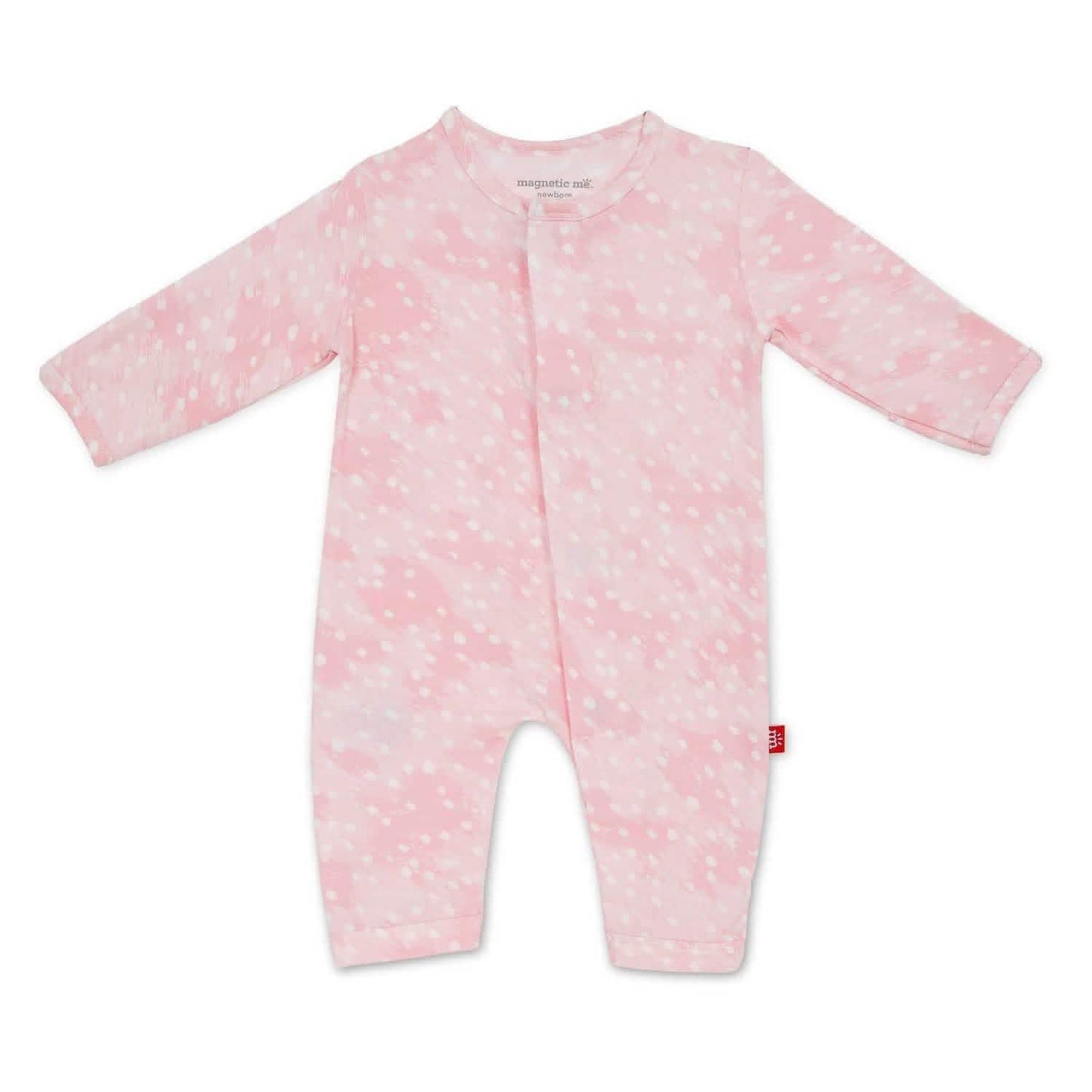 Pink Doeskin Magnetic Coverall