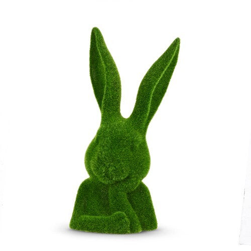 10" Moss Thinking Rabbit Bust