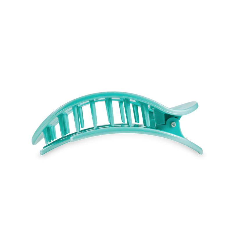 Totally Turquoise Round Flat Clip