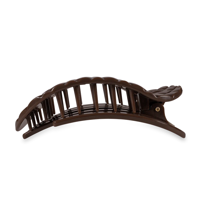 Truly Taupe Quilted Round Clip