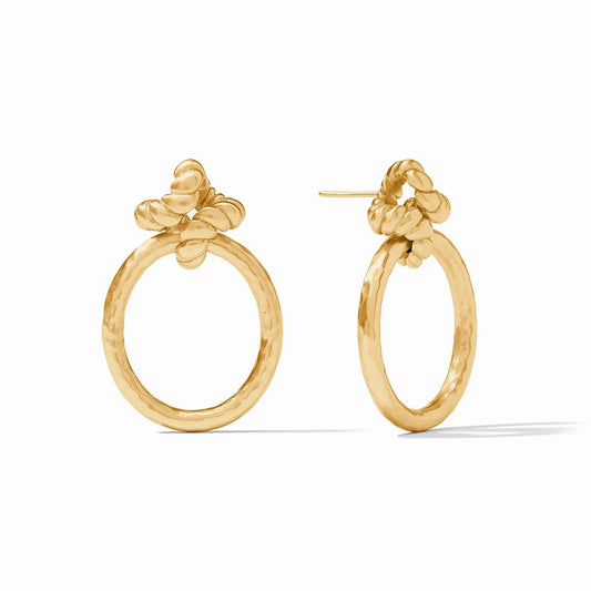 Nassau Doorknocker Earring Gold