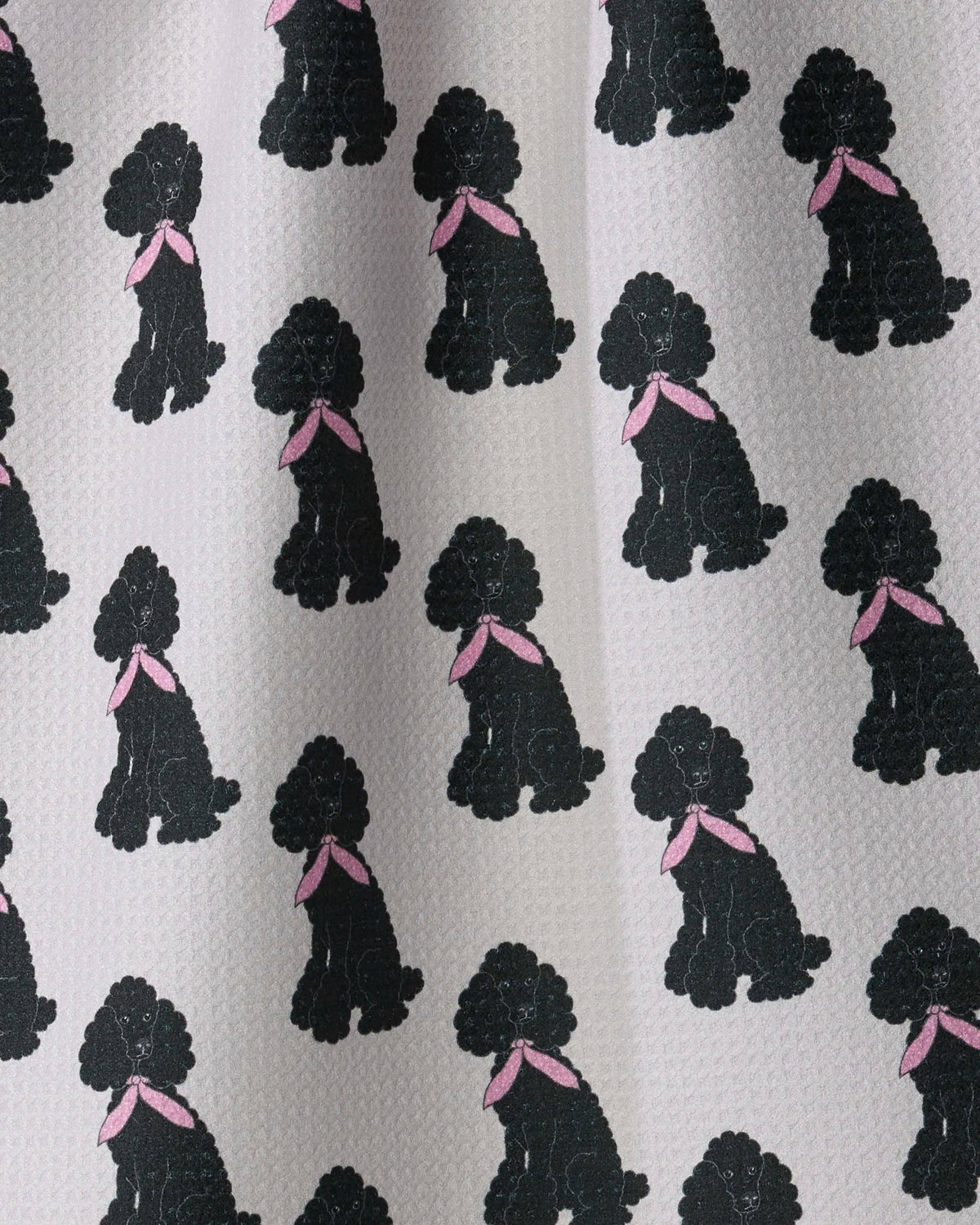 Poodle Parade Tea Towel
