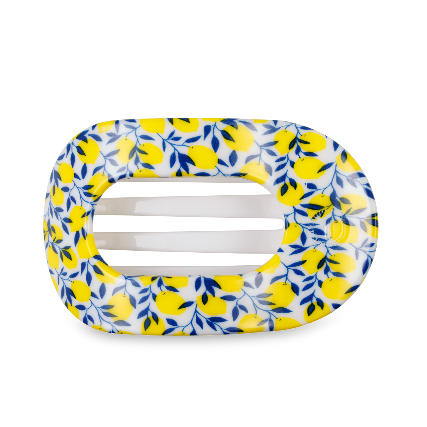 Flat Round Hair Clip | Large | Limoncello