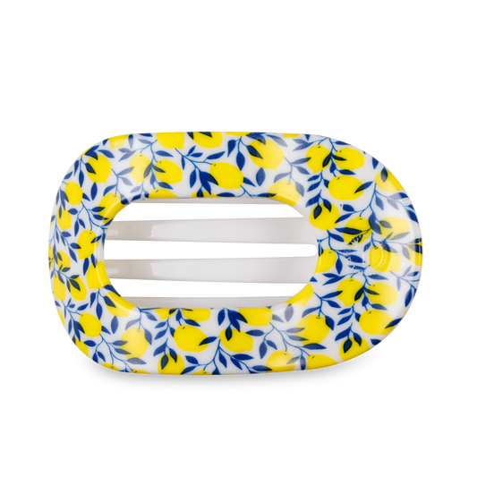 Flat Round Hair Clip | Large | Limoncello