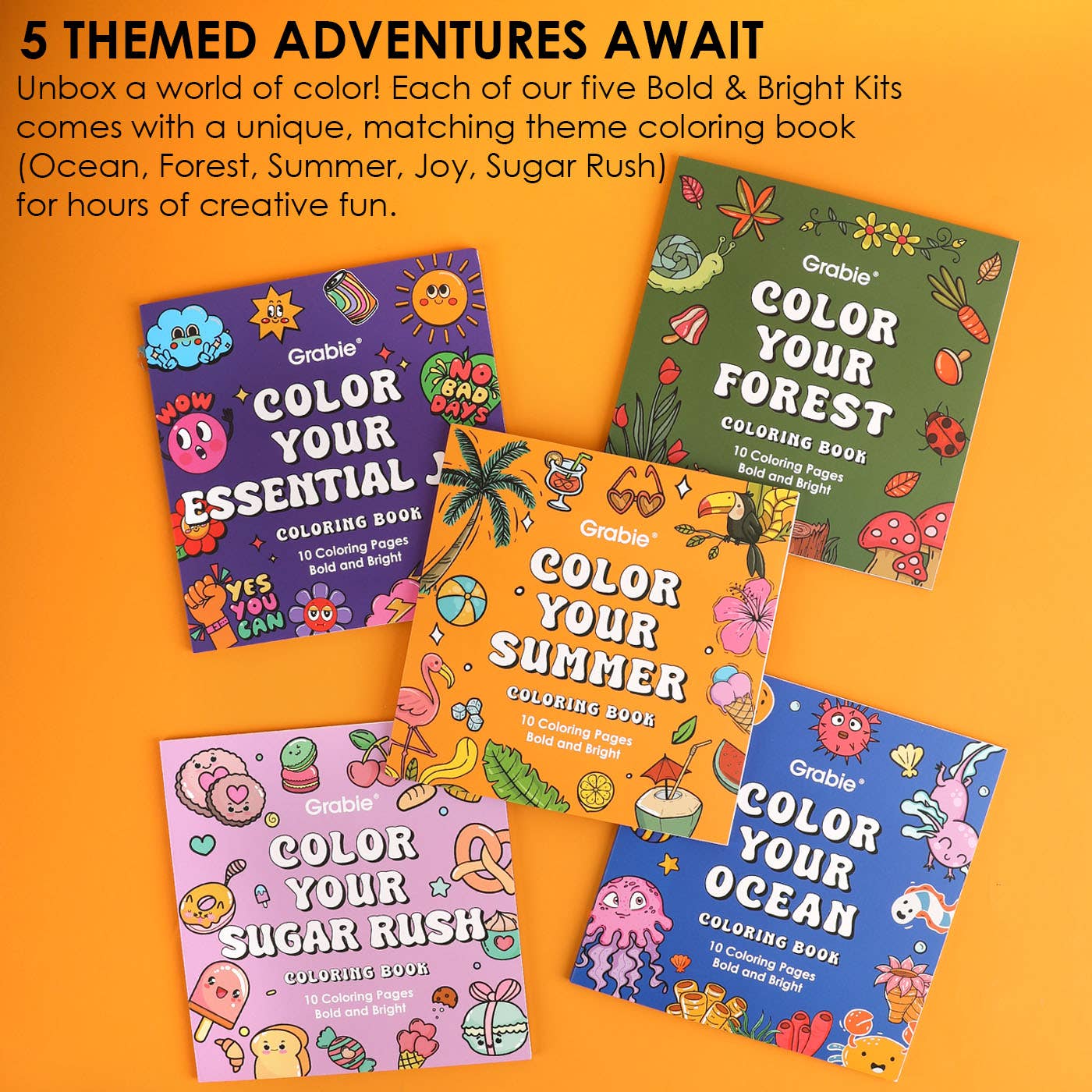 Bold & Bright Coloring Kit