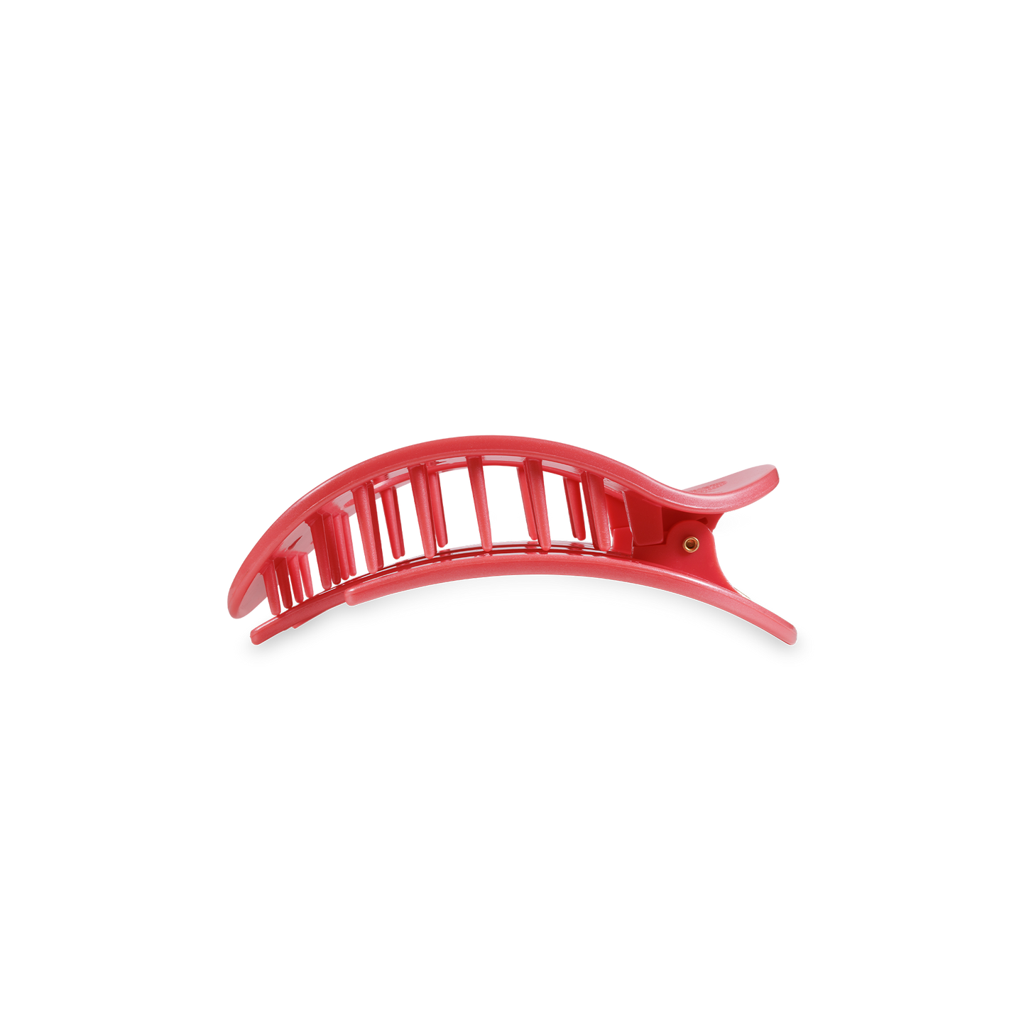 Round Flat Hair Clip | Small | Calming Coral