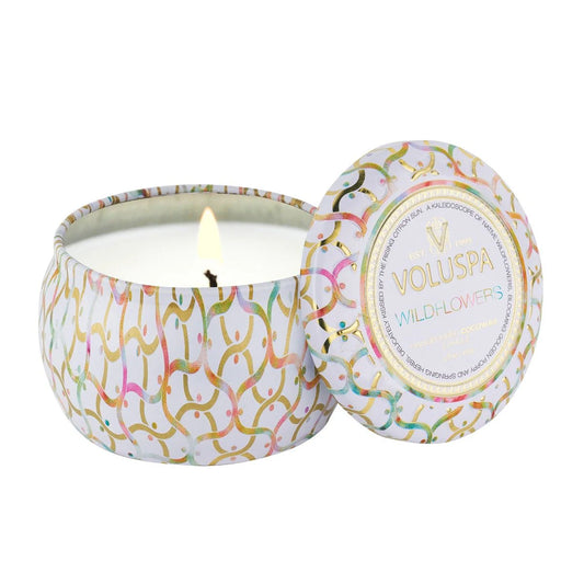 Wildflowers Mini Tin Candle