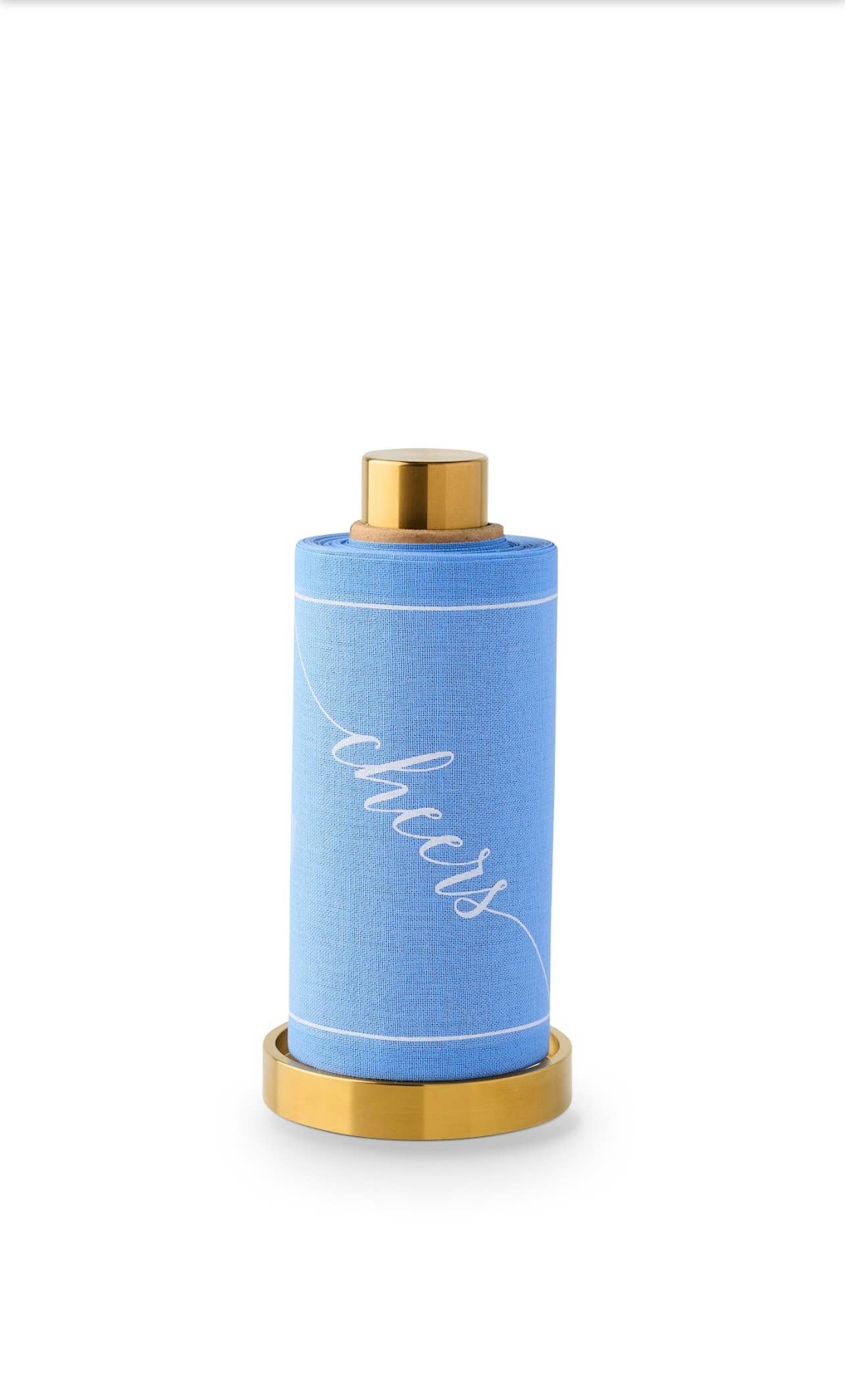 Cotton Cocktail Napkin Roll White Cheers