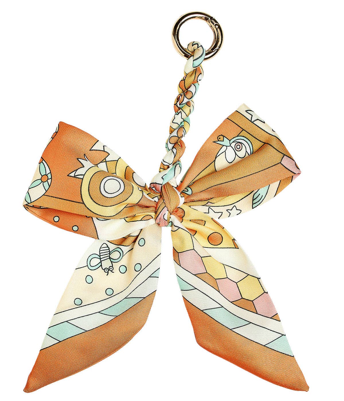 Megan Scarf Keychain  Bag Charm