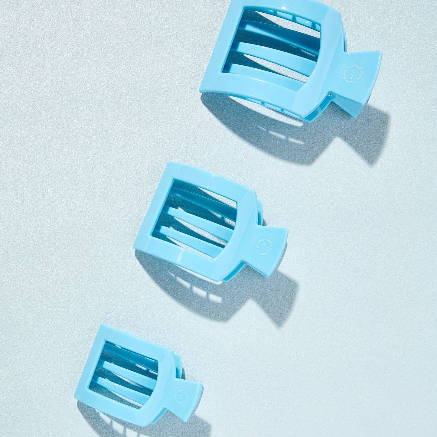 Flat Square Hair Clip | Small | Summer Sky