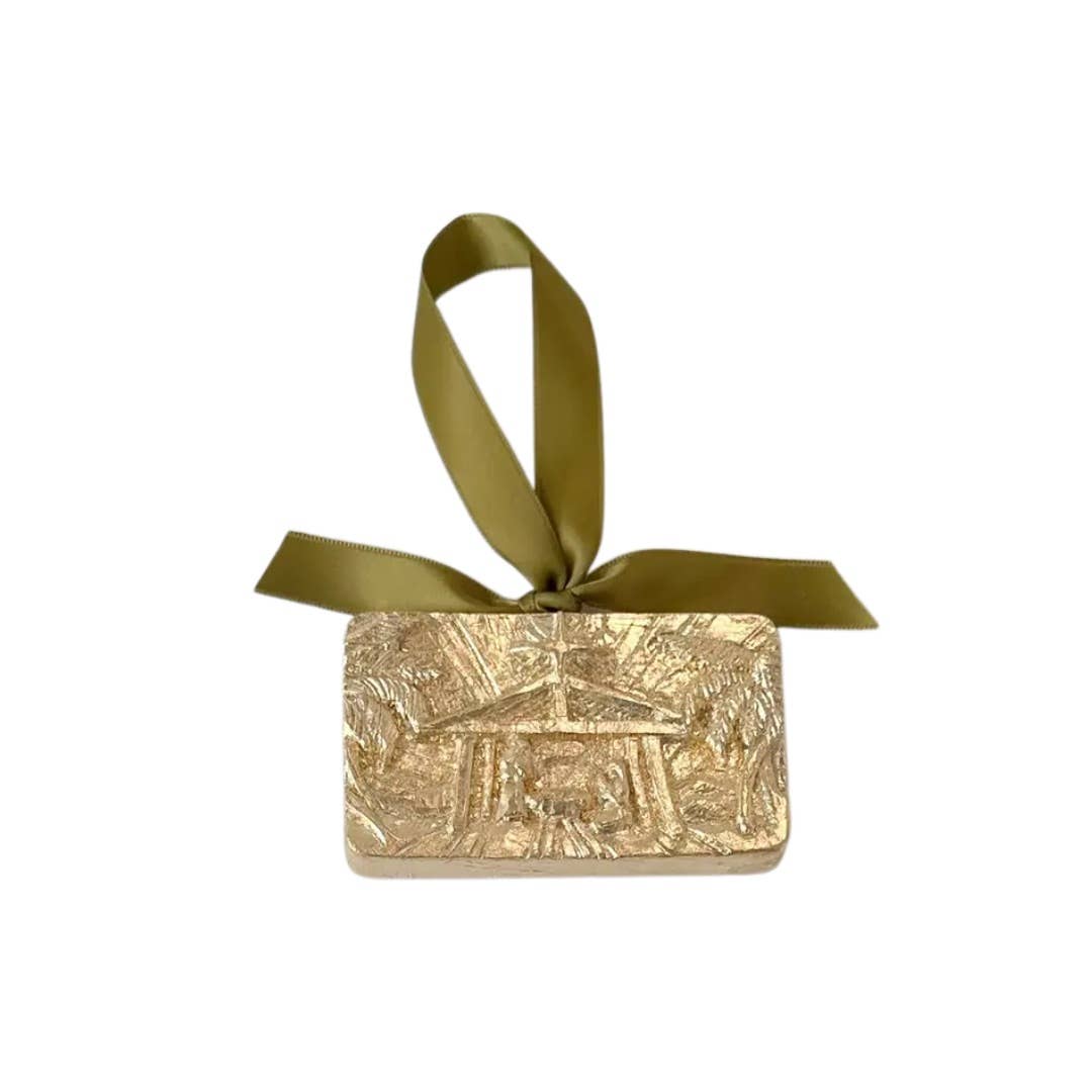 Nativity I in Gold Ornament