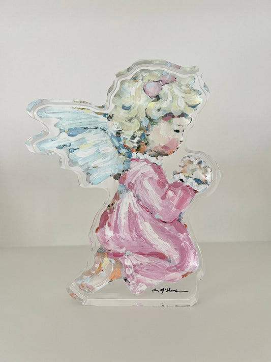 "Tiny Wings I" Acrylic Shelfie