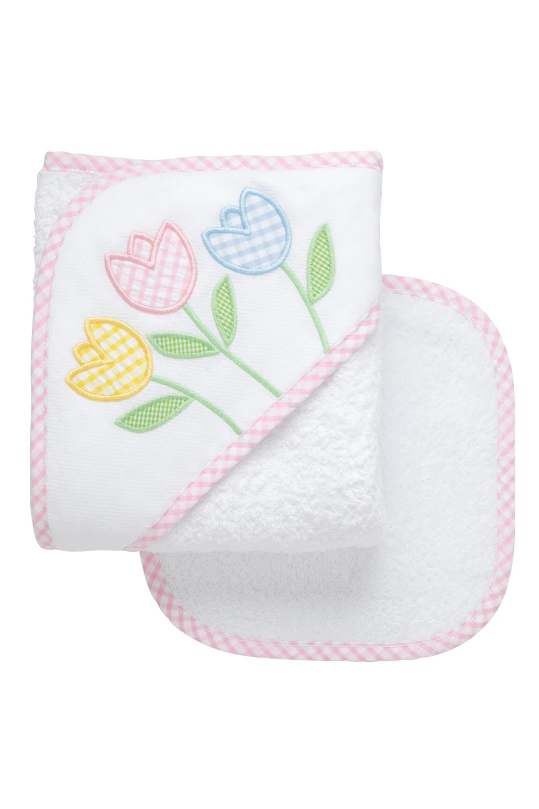 Tulip Baby Hooded Towel & Washcloth Set