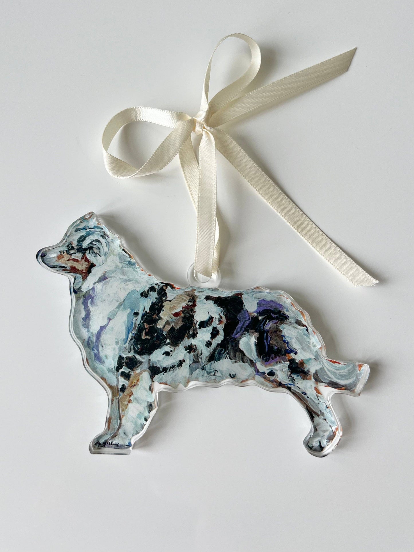 "Australian Shepherd Blue Merle" Ornament